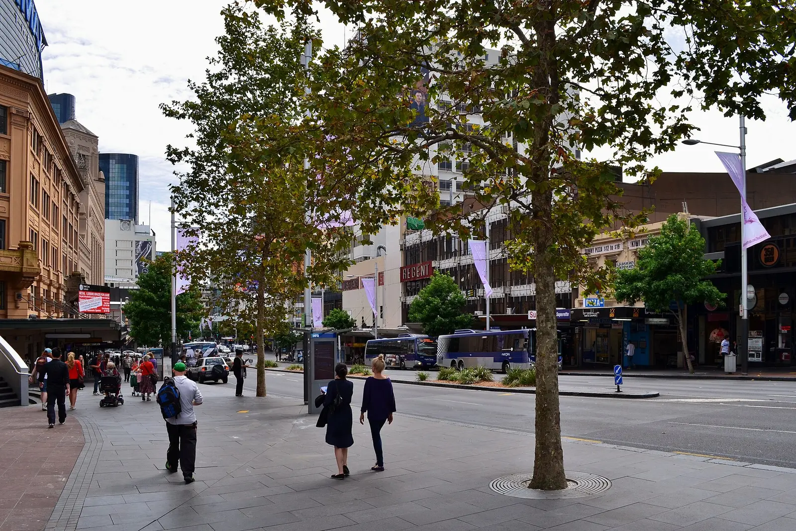 Queen Street in central Auckland