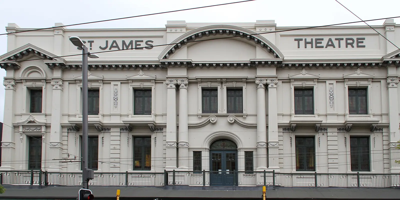 The facade of St James Theatre in Wellington